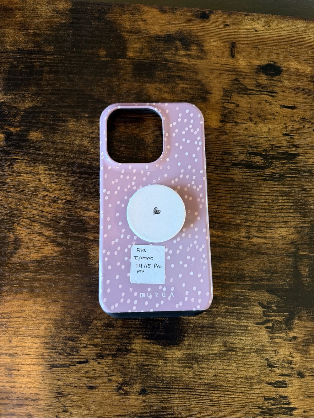 Burga 14 Pro Case with Popsocket